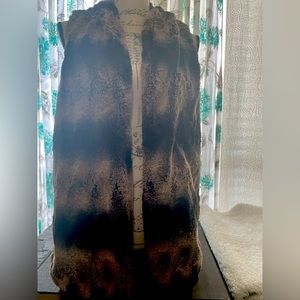 Lemon TART faux fur vest L